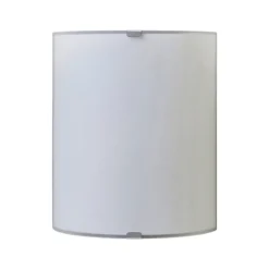 Lindby wandlamp Phil, wit, glas, hoogte 21cm, set van 3