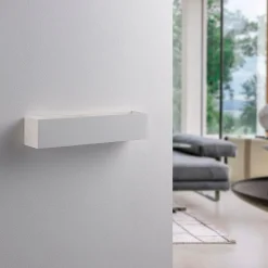 Lindby wandlamp Santino, 35 cm, gips, G9, overschilderbaar