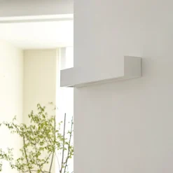 Lindby wandlamp Tjada, 51 cm, wit, gips, G9, overschilderbaar