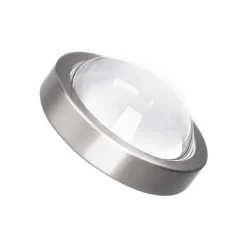 Lindby wandspot Jyla, nikkel, 3.000 K, naar beneden, lens