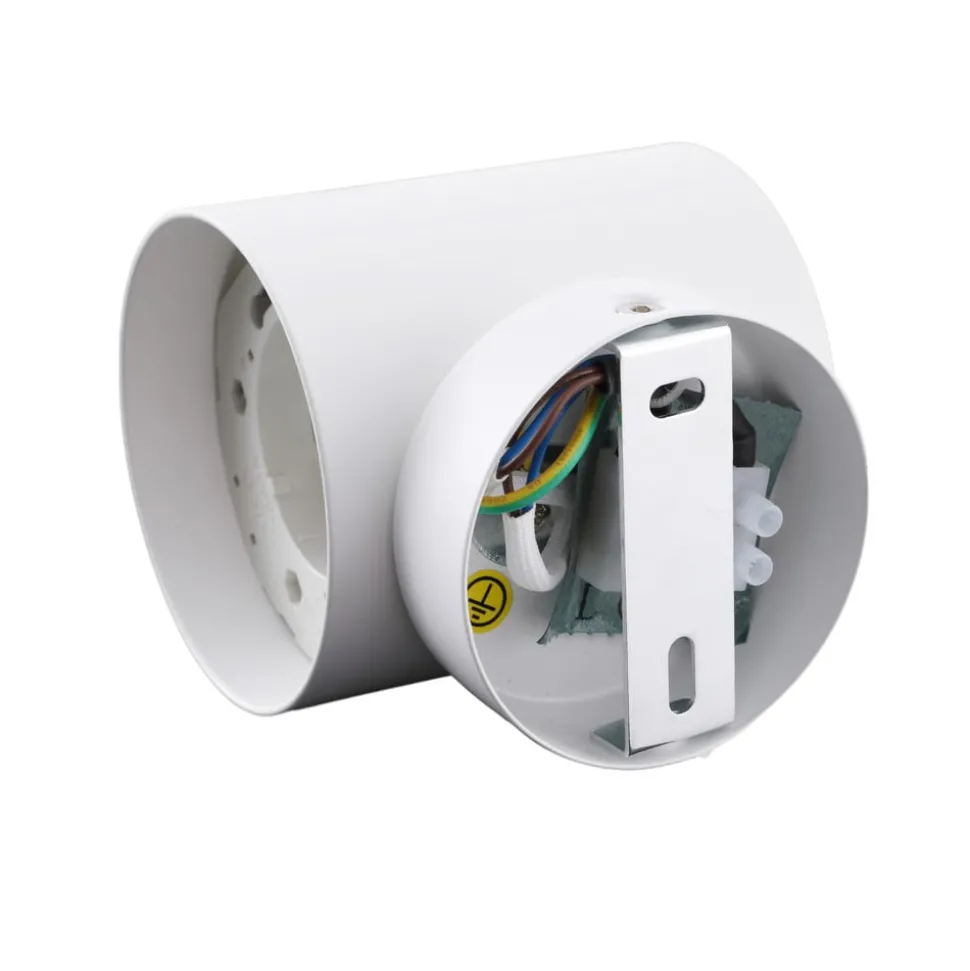 Lindby wandspot Jyla, wit, 3.000 K, omhoog/omlaag, lens