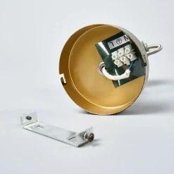 Lindby wandspot Leonor, groen, metaal, 1-lamp, 9,5 cm