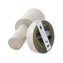 Lindby wandspot Ovelia, beige, metaal, E27