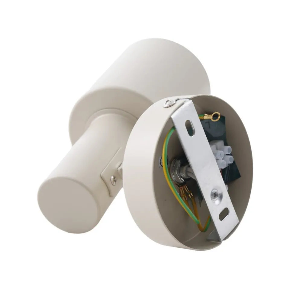 Lindby wandspot Ovelia, beige, metaal, E27