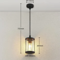 Lindby Yonan hanglamp voor buiten, E27