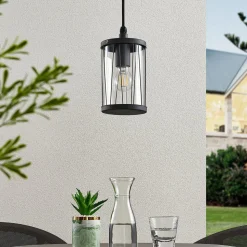 Lindby Yonan hanglamp voor buiten, E27