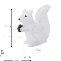 Lindby Yuki LED decoratie figuur eekhoorn