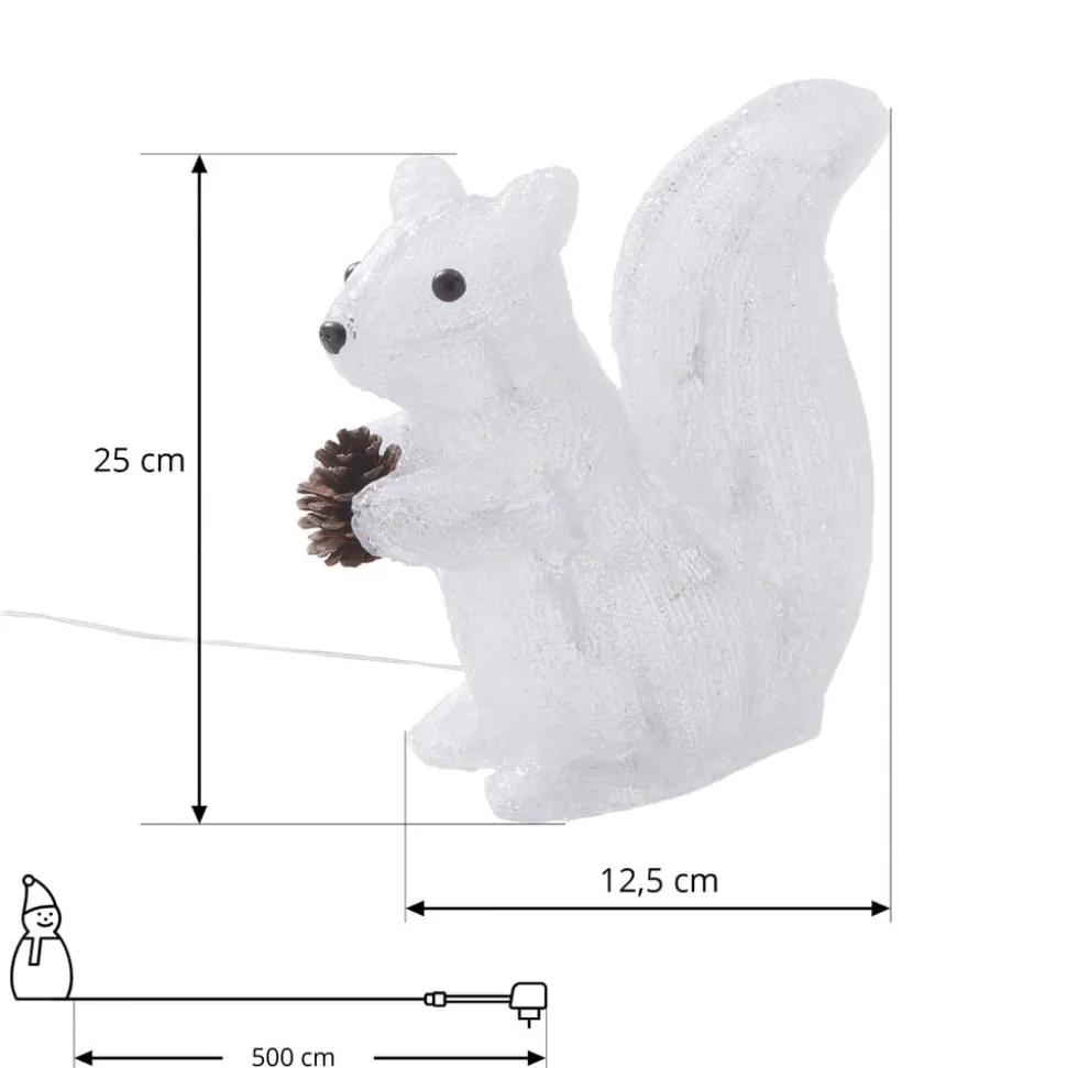 Lindby Yuki LED decoratie figuur eekhoorn