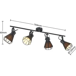 Lindby Yusei spot, 4-lamps