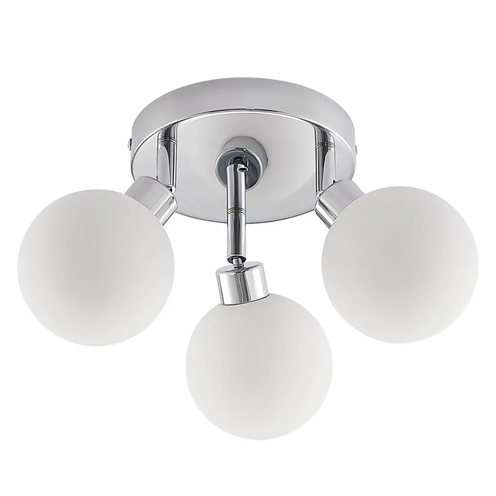 Lindby Zaniba plafondlamp, chroom, rond