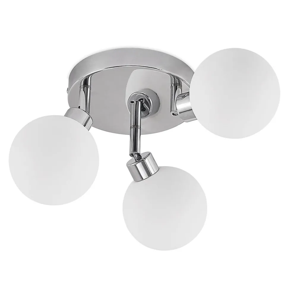 Lindby Zaniba plafondlamp, chroom, rond
