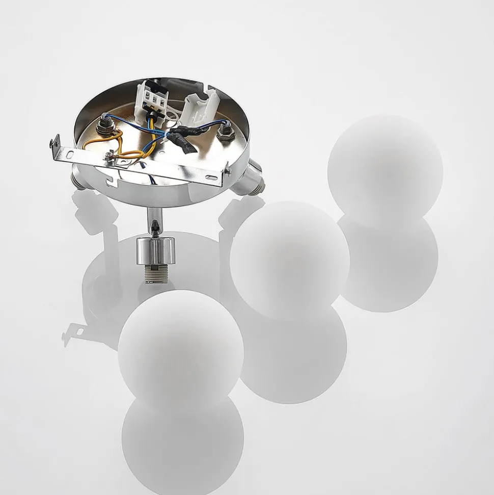 Lindby Zaniba plafondlamp, chroom, rond