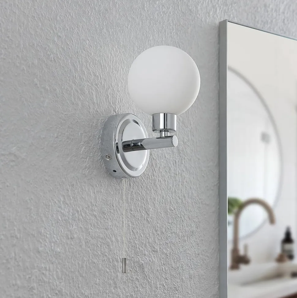 Lindby Zaniba wandlamp, chroom