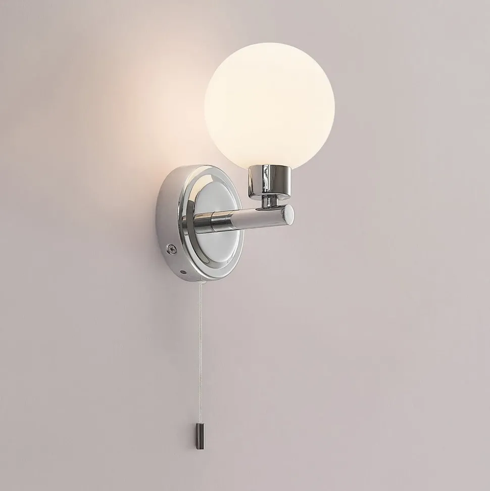 Lindby Zaniba wandlamp, chroom