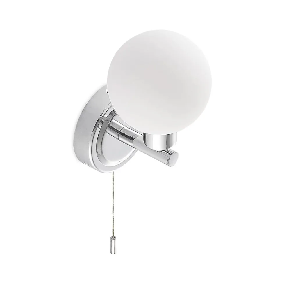 Lindby Zaniba wandlamp, chroom