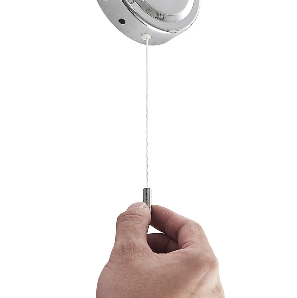 Lindby Zaniba wandlamp, chroom