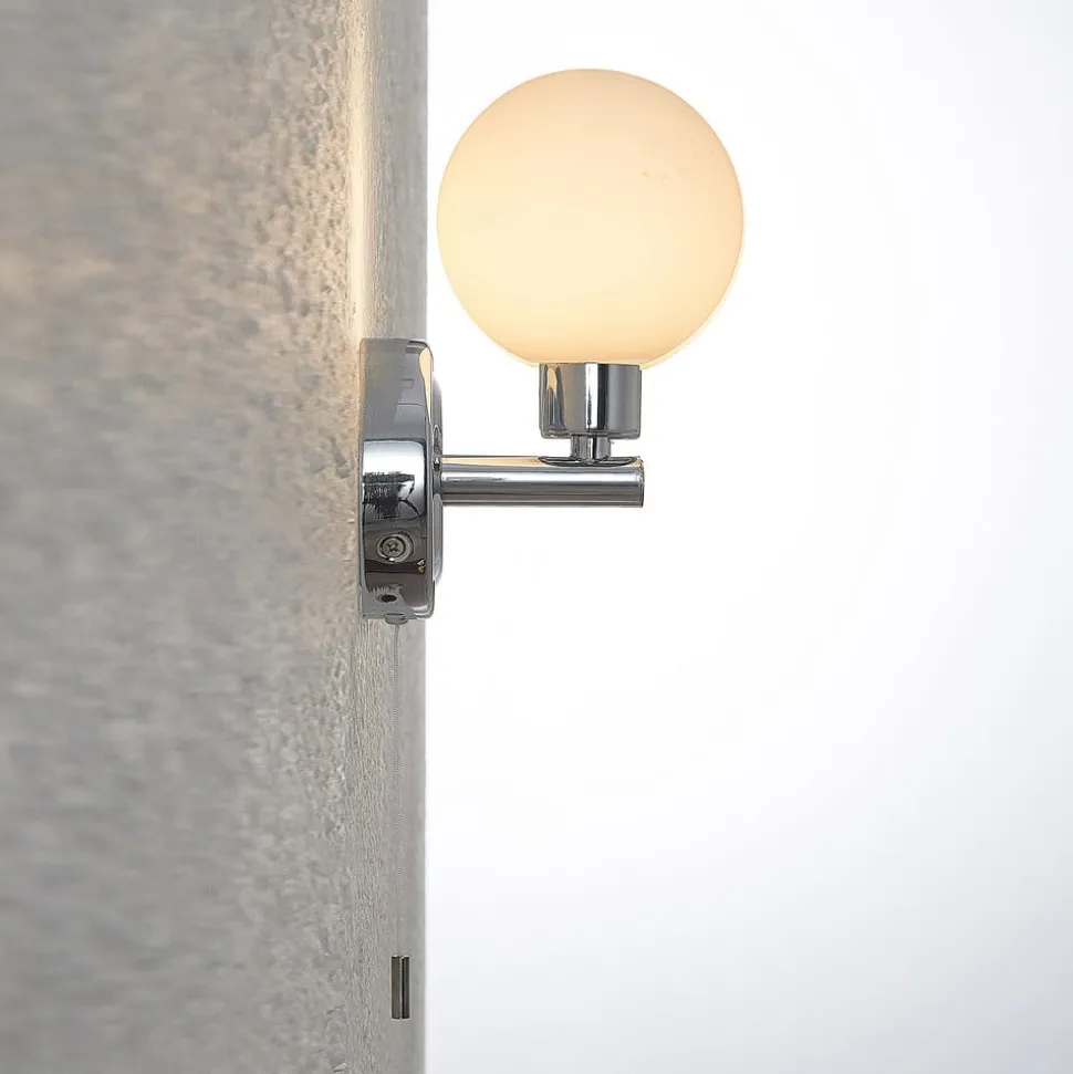 Lindby Zaniba wandlamp, chroom