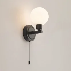 Lindby Zaniba wandlamp, zwart