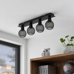 Lindby Zerda plafondlamp, rooster, 4-lamps