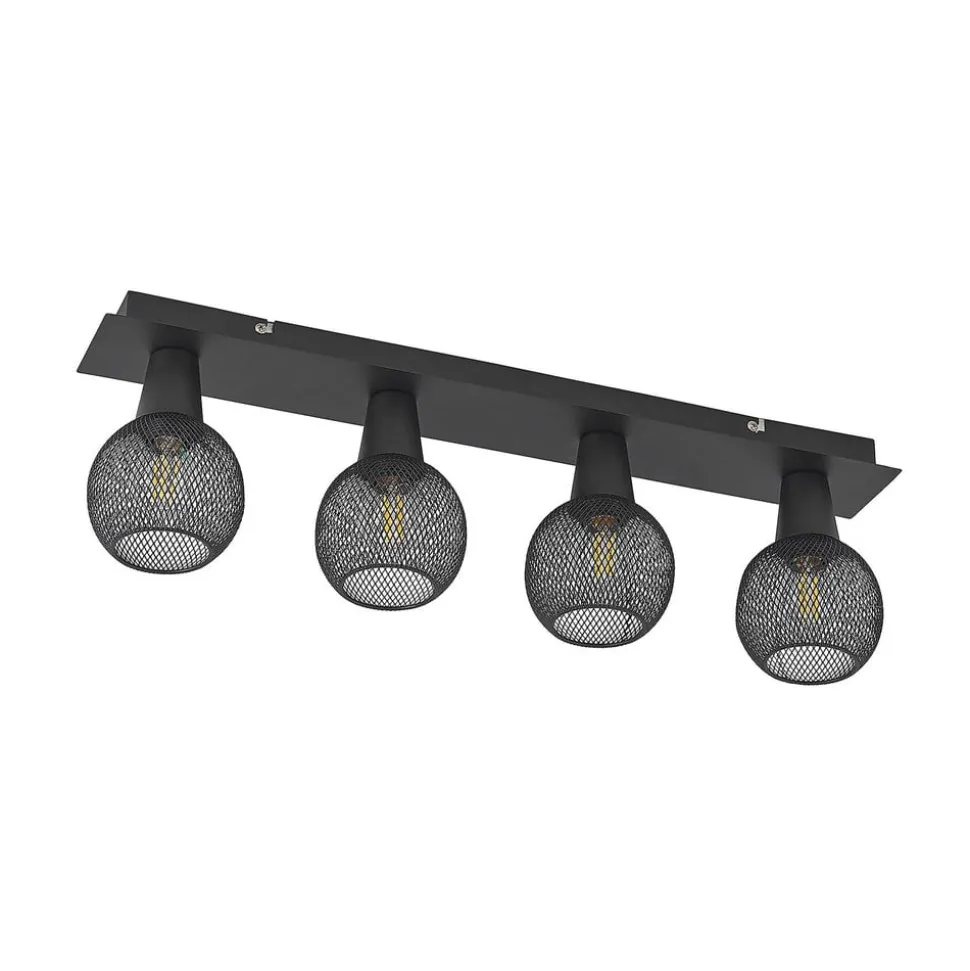 Lindby Zerda plafondlamp, rooster, 4-lamps