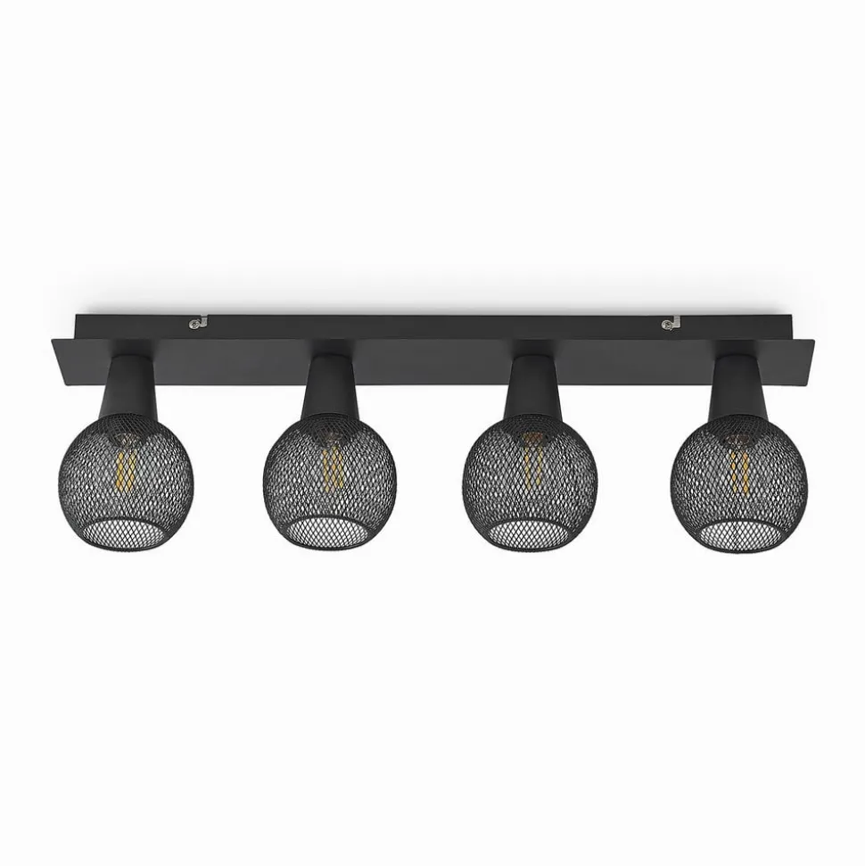 Lindby Zerda plafondlamp, rooster, 4-lamps