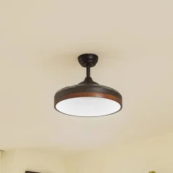 Lindy plafondventilator Oras, zwart, DC, stil, 107 cm