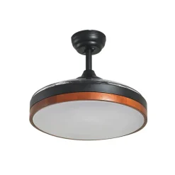 Lindy plafondventilator Oras, zwart, DC, stil, 107 cm