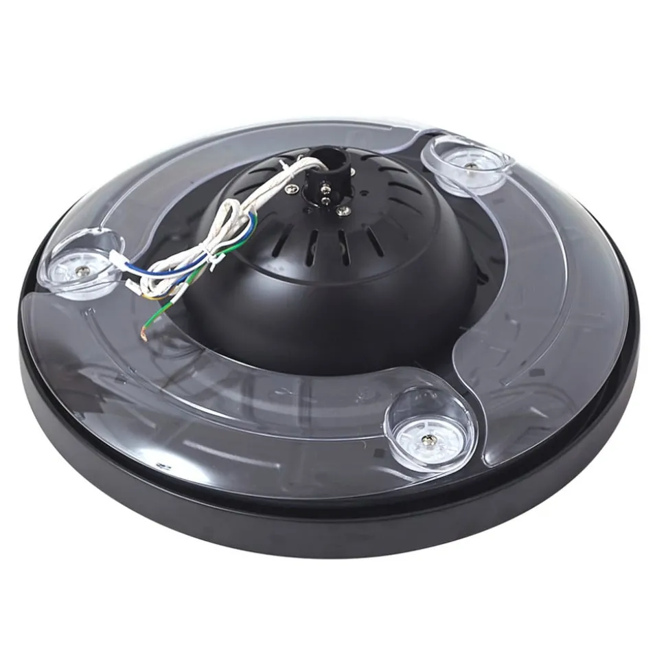 Lindy plafondventilator Oras, zwart, DC, stil, 107 cm