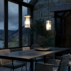 Linton buiten hanglamp, gegalvaniseerd