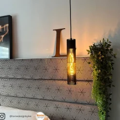 Lionel hanglamp met metalen kap