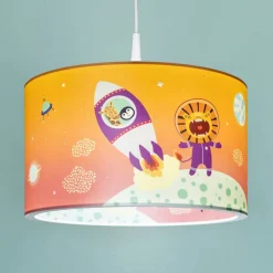 Little Astronauts Escape hanglamp, oranje