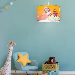 Little Astronauts Escape hanglamp, oranje