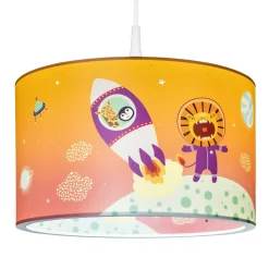 Little Astronauts Escape hanglamp, oranje