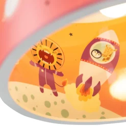 Little Astronauts Escape hanglamp, oranje