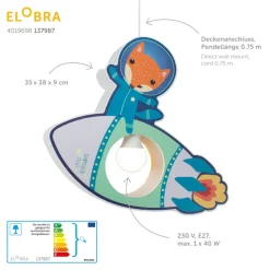 Little Astronauts raket hanglamp
