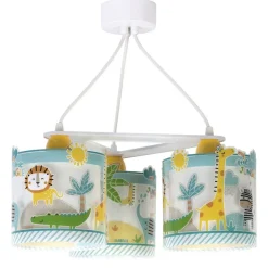 Little Jungle hanglamp voor kinderen, 3-lamps versie