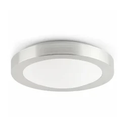 Logos badkamer plafondlamp, Ø 35 cm, aluminium