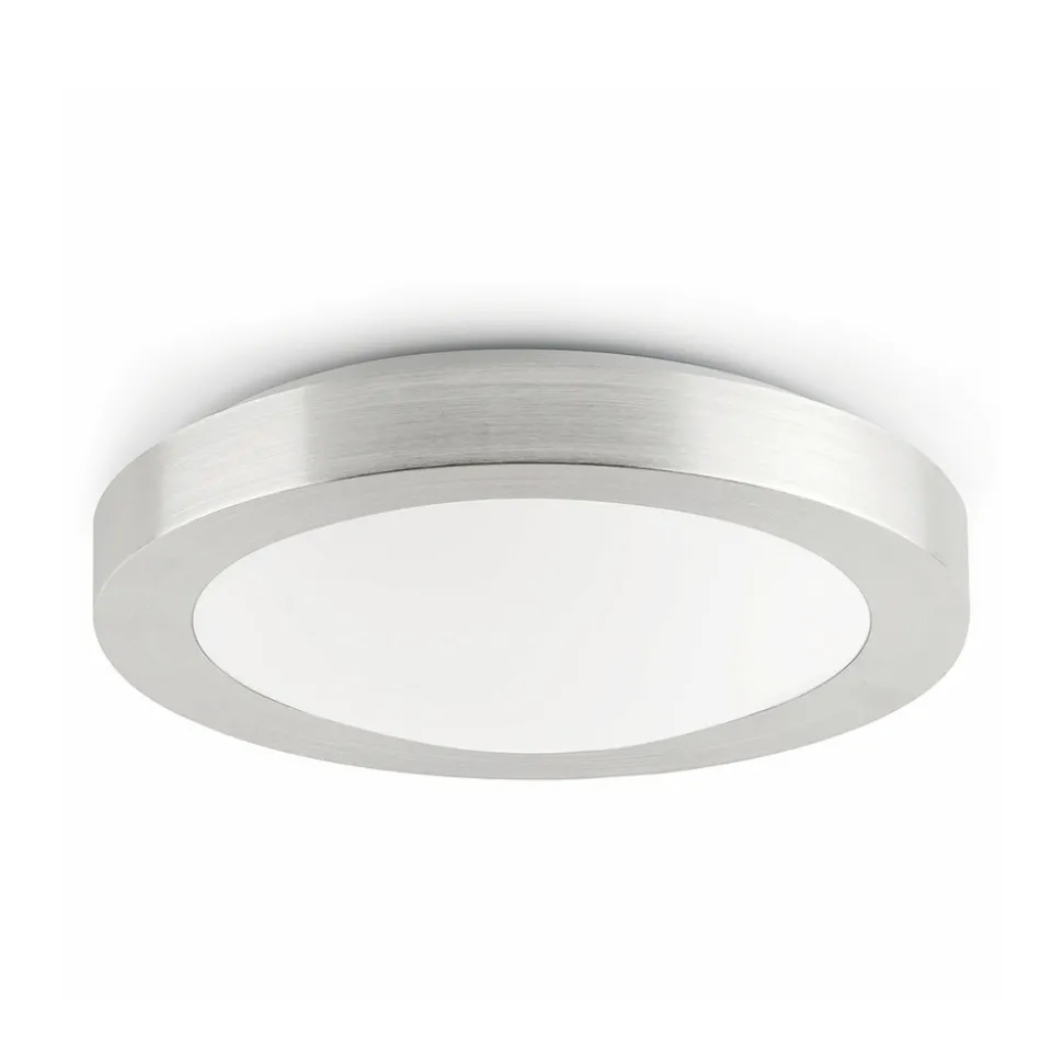 Logos badkamer plafondlamp, Ø 35 cm, aluminium