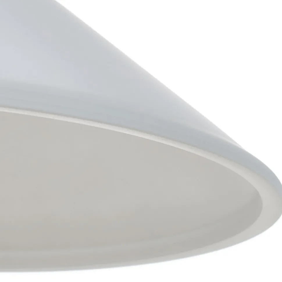 LOISA stijlvolle opaalglas-hanglamp, oud-messing