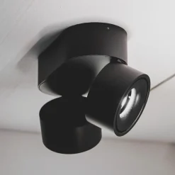 LOOM DESIGN Aim LED plafondspot 2-lamps zwart