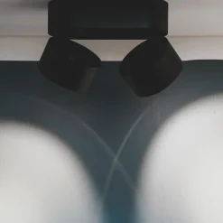 LOOM DESIGN Aim LED plafondspot 2-lamps zwart