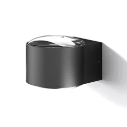 LOOM DESIGN Frey LED wandlamp IP65 2x6W zwart