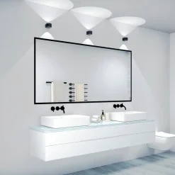 LOOM DESIGN Frey LED wandlamp IP65 2x6W zwart