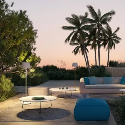 LOOM DESIGN LED oplaadbare vloerlamp Modi, CCT, RGB, wit