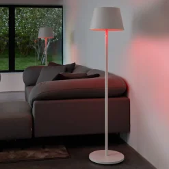 LOOM DESIGN LED oplaadbare vloerlamp Modi, CCT, RGB, wit