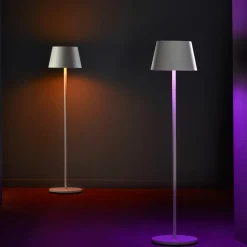LOOM DESIGN LED oplaadbare vloerlamp Modi, CCT, RGB, wit