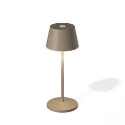 LOOM DESIGN LED oplaadbare terraslamp Modi grijs-beige 36cm CCT