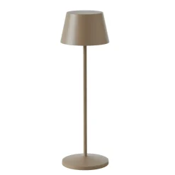 LOOM DESIGN LED oplaadbare terraslamp Modi grijs-beige 36cm CCT