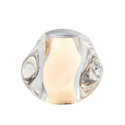 LOOM DESIGN LED tafellamp Ice Ball, chroom, Ø 10,5 cm