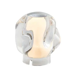 LOOM DESIGN LED tafellamp Ice Ball, chroom, Ø 10,5 cm